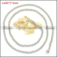 Stainless Steel Chain Neckalce n003084SW3