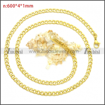 Stainless Steel Chain Neckalce n003085GW4