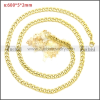 Stainless Steel Chain Neckalce n003085GW5