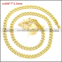 Stainless Steel Chain Neckalce n003085GW7