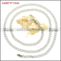 Stainless Steel Chain Neckalce n003085SW4