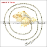 Stainless Steel Chain Neckalce n003086SW3