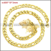 Stainless Steel Chain Neckalce n003087GW10