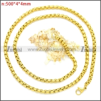 Stainless Steel Chain Neckalce n003088GW4