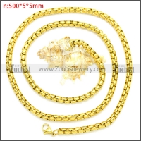 Stainless Steel Chain Neckalce n003088GW5