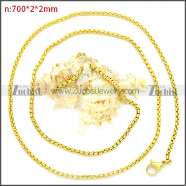 Stainless Steel Chain Neckalce n003089GW2
