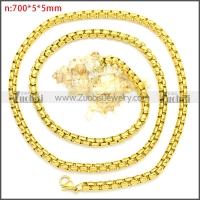 Stainless Steel Chain Neckalce n003089GW5