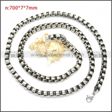 Stainless Steel Chain Neckalce n003089SHW7