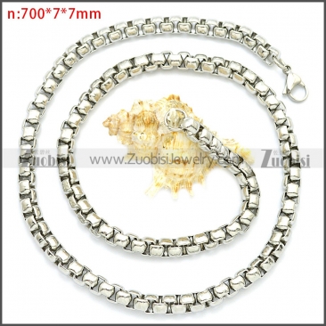 Stainless Steel Chain Neckalce n003089SW7