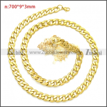 Stainless Steel Chain Neckalce n003091GW9