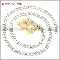 Stainless Steel Chain Neckalce n003091SW7