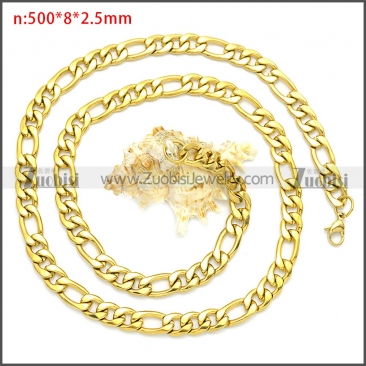 Stainless Steel Chain Neckalce n003092GW8