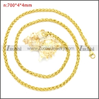 Stainless Steel Chain Neckalce n003095GW4