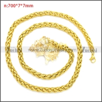 Stainless Steel Chain Neckalce n003095GW7