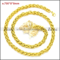 Stainless Steel Chain Neckalce n003095GW8