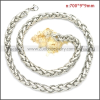 Stainless Steel Chain Neckalce n003095SW9