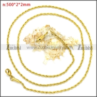 Stainless Steel Chain Neckalce n003096GW2