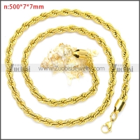 Stainless Steel Chain Neckalce n003096GW7