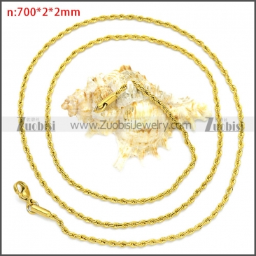 Stainless Steel Chain Neckalce n003097GW2