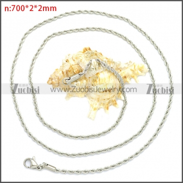 Stainless Steel Chain Neckalce n003097SW2