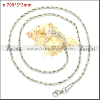 Stainless Steel Chain Neckalce n003097SW3