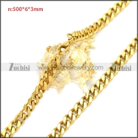 Stainless Steel Chain Neckalce n003114G