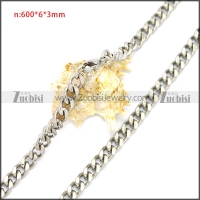 Stainless Steel Chain Neckalce n003115S