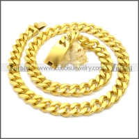 Stainless Steel Chain Neckalce n003122G