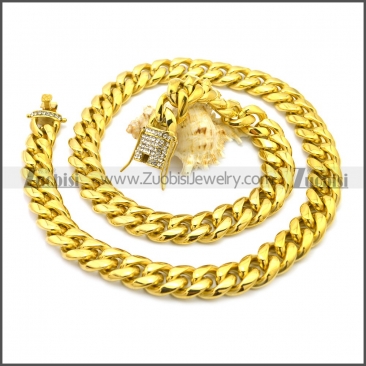 Stainless Steel Chain Neckalce n003128G