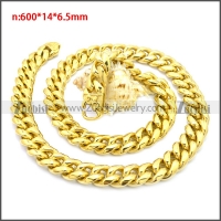Stainless Steel Chain Neckalce n003133G1