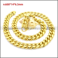 Stainless Steel Chain Neckalce n003133G1