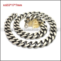 Stainless Steel Chain Neckalce n003135SH