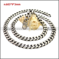 Stainless Steel Chain Neckalce n003138SHW9