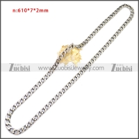 Stainless Steel Chain Neckalce n003141SA2