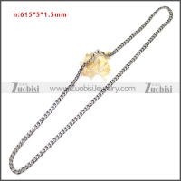 Stainless Steel Chain Neckalce n003141SA3