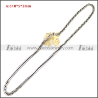 Stainless Steel Chain Neckalce n003142SA3