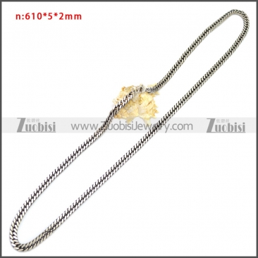 Stainless Steel Chain Neckalce n003142SA3