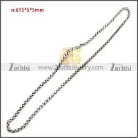 Stainless Steel Chain Neckalce n003143SA5