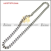 Stainless Steel Chain Neckalce n003144SA2