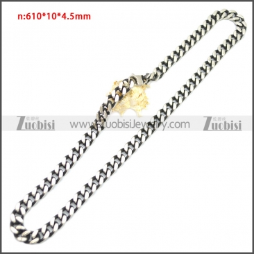 Stainless Steel Chain Neckalce n003144SA2