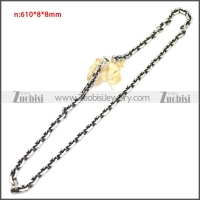 Stainless Steel Chain Neckalce n003146SA1