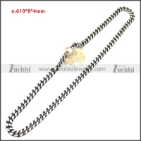 Stainless Steel Chain Neckalce n003148SA4