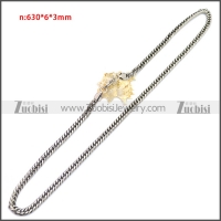 Stainless Steel Chain Neckalce n003149SA3