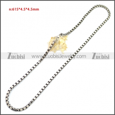 Stainless Steel Chain Neckalce n003150SA3
