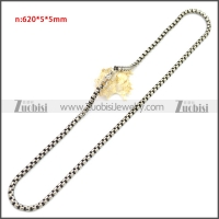 Stainless Steel Chain Neckalce n003151S3