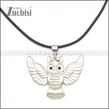 Rubber Necklace W Stainless Steel Clasp n003178HS1