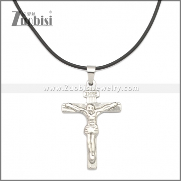 Rubber Necklace W Stainless Steel Clasp n003181HS