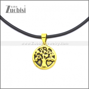 Rubber Necklace W Stainless Steel Clasp n003186HG