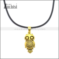 Rubber Necklace W Stainless Steel Clasp n003187HG