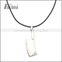 Rubber Necklace W Stainless Steel Clasp n003189HS